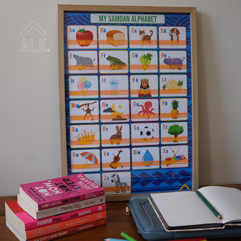 Alphabet Poster - ALK Learning Samoan – ALK LEARNING